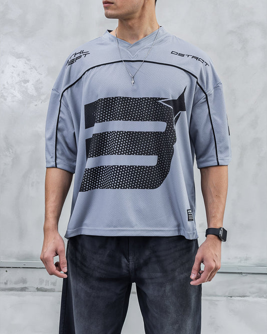 UNISEX - Silver Slam Crop Jersey