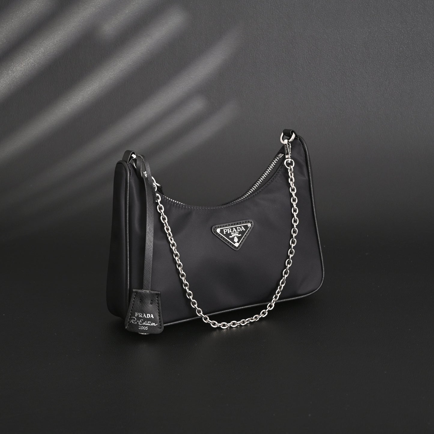 Prada Re-Edition 2005 Nylon Shoulder Bag – Black